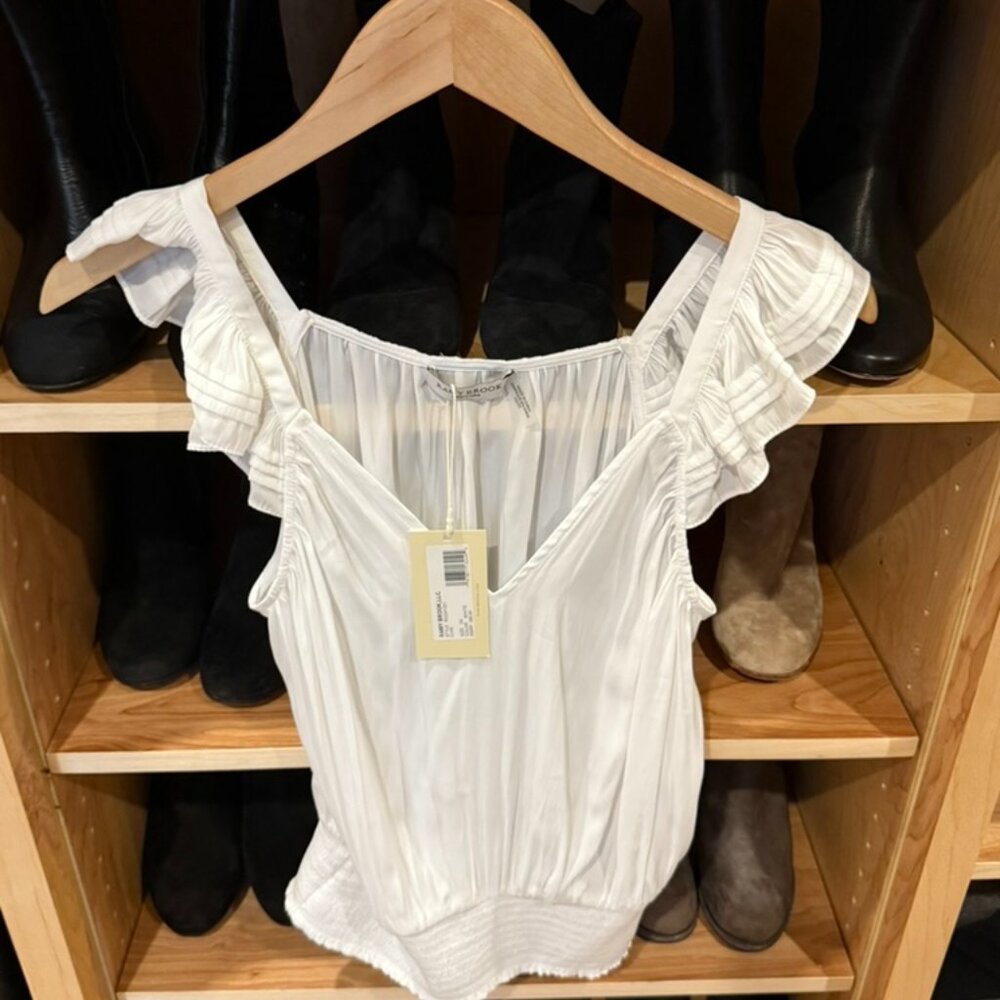 NWT Ramey Brook Top XS White